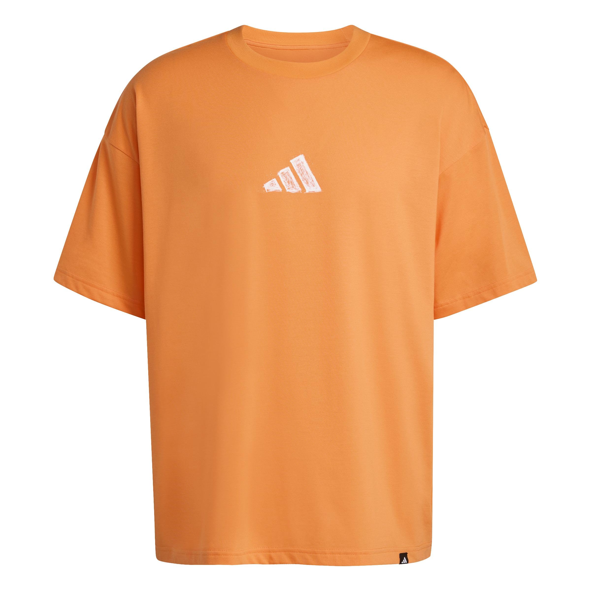 adidas Men's Climacool Power Training Graphic T-Shirt, Pure Orange, XXL