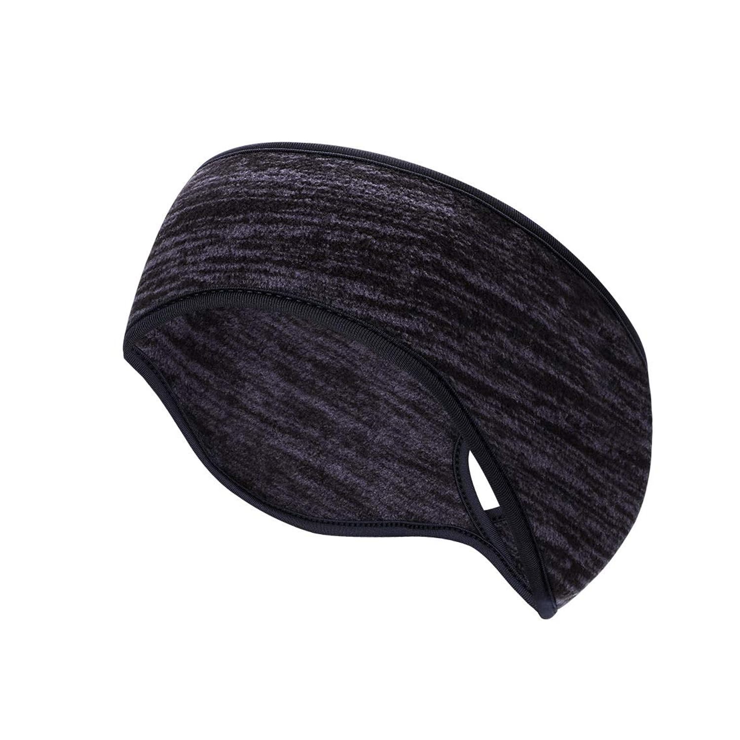 Fleece Ponytail Headband(1pc), Ear Warmer Polar Fleece Ear Muff Hair Band for Men and Women Winter Running Yoga Skiing Outside Sport