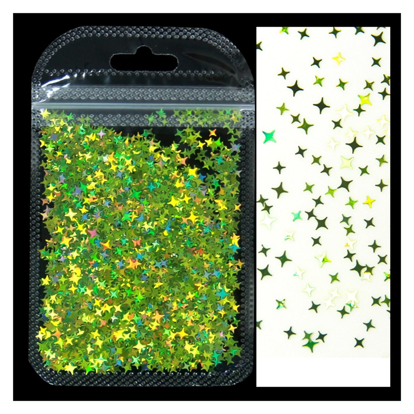 Holographic Nail Art Glitter Laser Star Butterfly AB 2g Decor Accessories