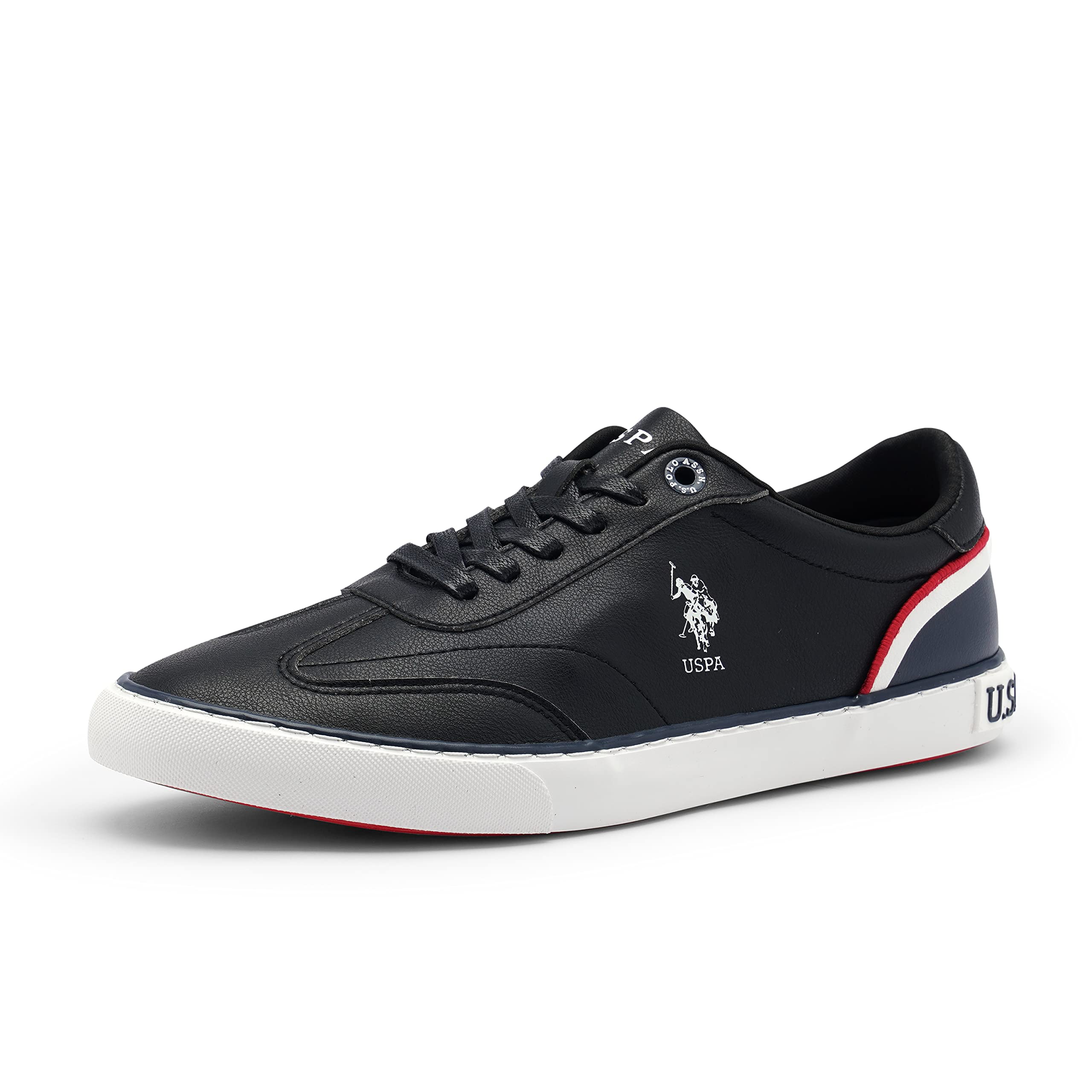 U.S. Polo Assn. Oskar Mens Black Sneakers-(UK/9) (US/8) (2FD23071Z01) (B0BT23XN3L) Amazon Price History, Amazon Price Tracker