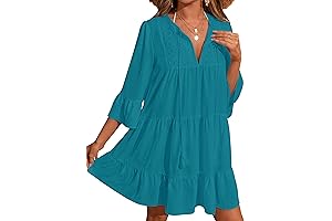 Flowy Printed Tunic Cover Up for Women