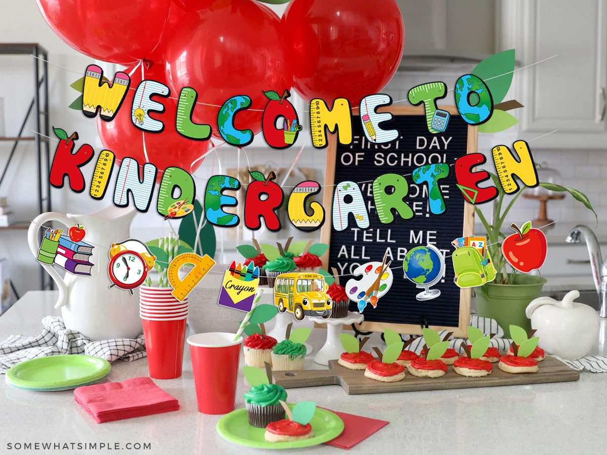 Cartel De Bienvenida Para El Regreso A Clases, Decoración Grande
