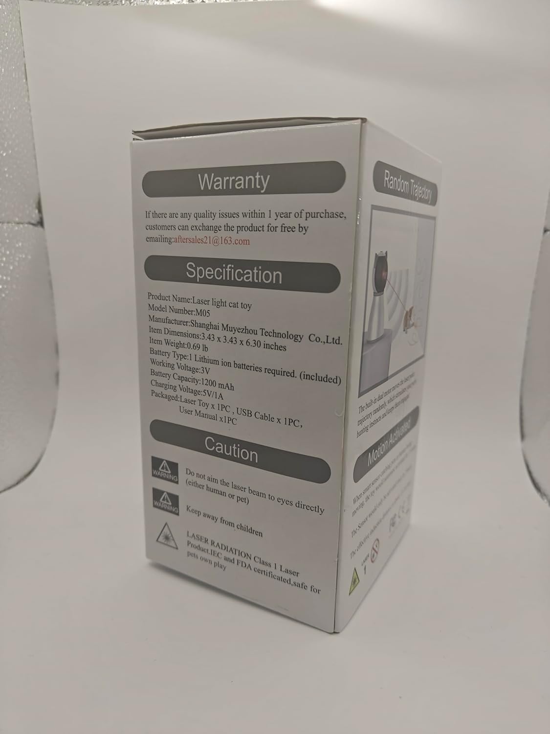 Petiepaw Interactive Cat Toys For Indoor Cats with Real Random Trajectory,Motion Activated Automatic Cat Toy for Bored Indoor Adult Cats/Kittens/Dogs,USB Rechargeable,3 Speed Modes 13 71Mzm4eQL1L. AC SL1500