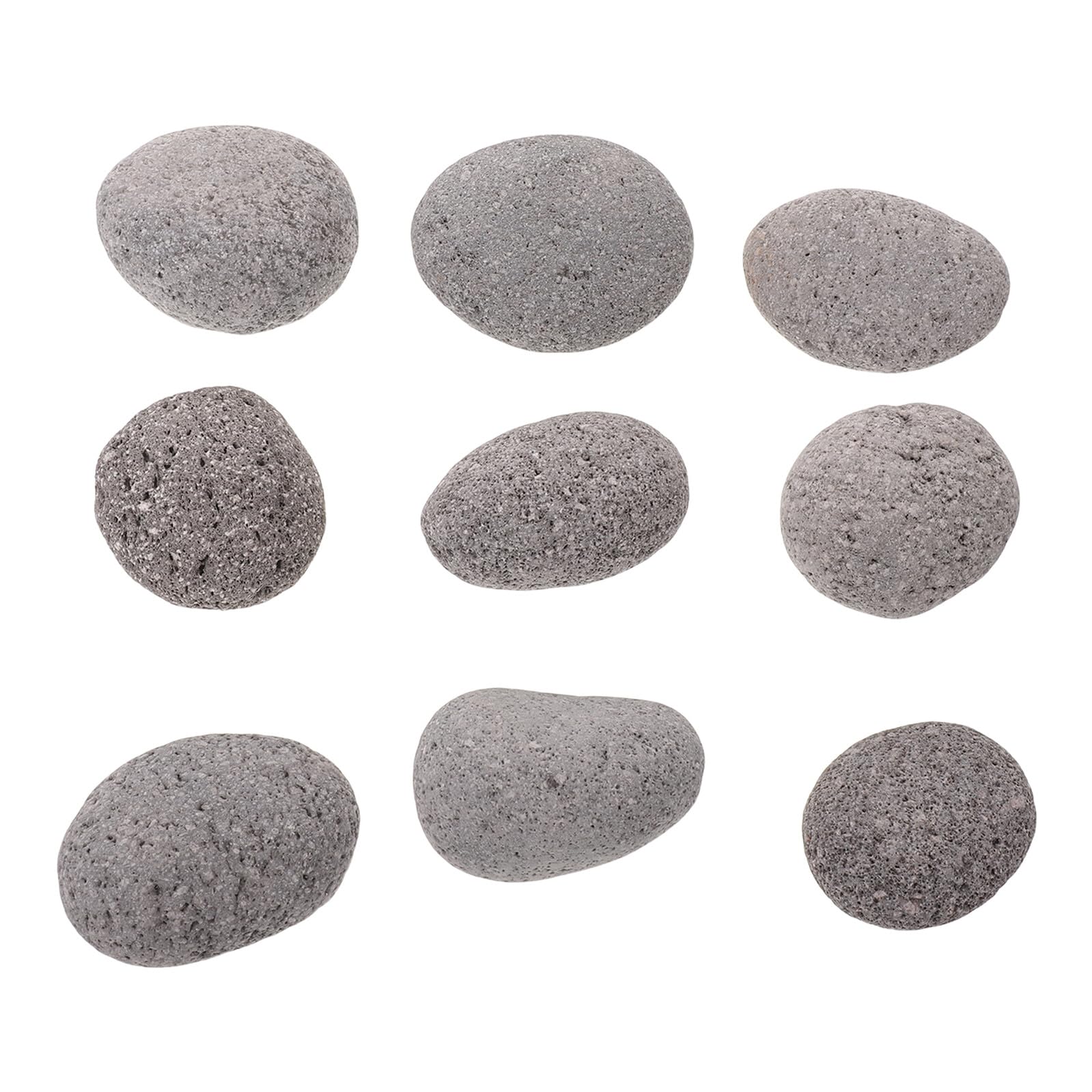 TOYANDONA Piedras Volcánicas para Sauna de Vapor Comercial y SPA Doméstico, Mejoran la Radiación de Calor y Aseguran una Circulación de Calor Uniforme, Peso 1.9kg