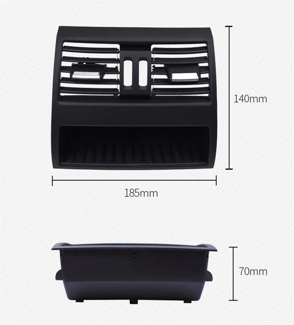 For BMW 5 Series F10 F11 2010-2016(LHD/RHD) Rear Row Air Conditioning Grille, Upgraded Replacement Interior Air Outlet Vent Panel Cover AC Ventilation