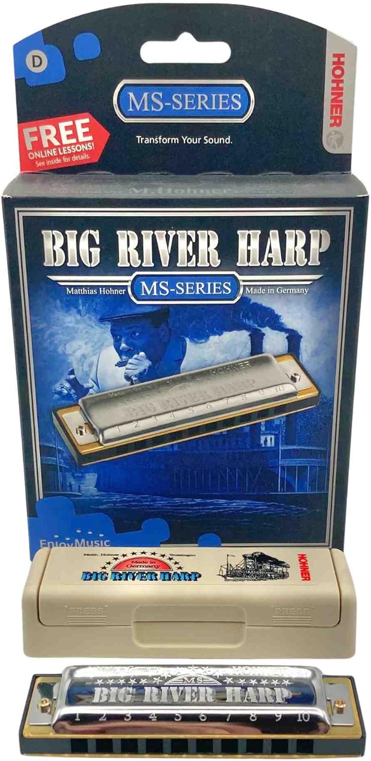 Hohner Big River Harmonica, Key of D