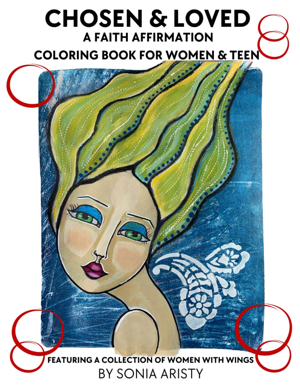 Chosen & Loved: Christian Colorling Book for Women and Teen Girls: 80 pages with Scripture Affirmations for Faith, Confidence, and Identity in Christ