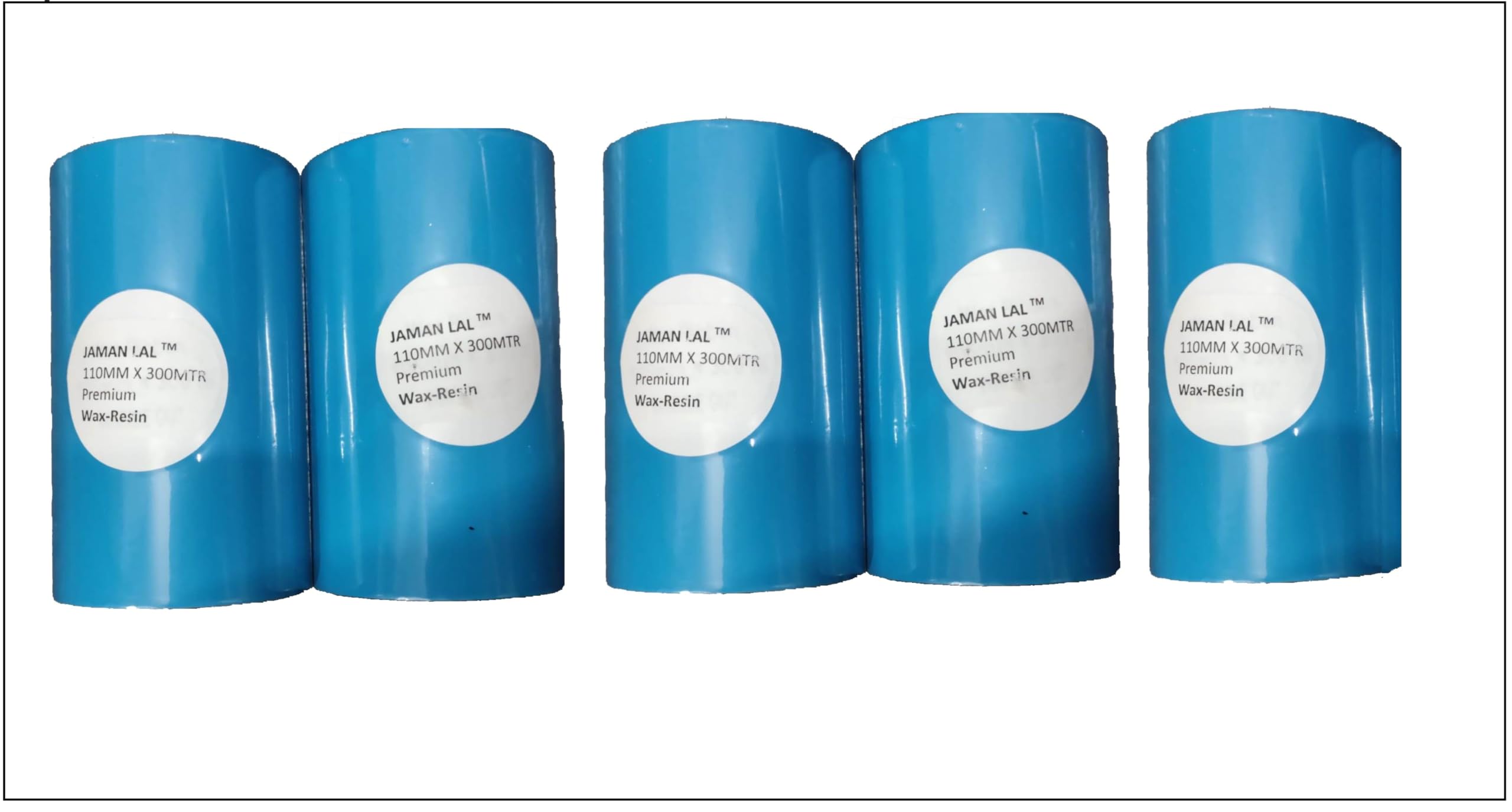 110X300- for TSC Printer Resin - II Ribbon - 110MMX300MTR (Jaman LAL Brand) Compatible Printers: TSC,DATAMAX,Citizen,Zebra,GODEX,TVS & Many More. (4) (B092D2Q26T) Amazon Price History, Amazon Price Tracker