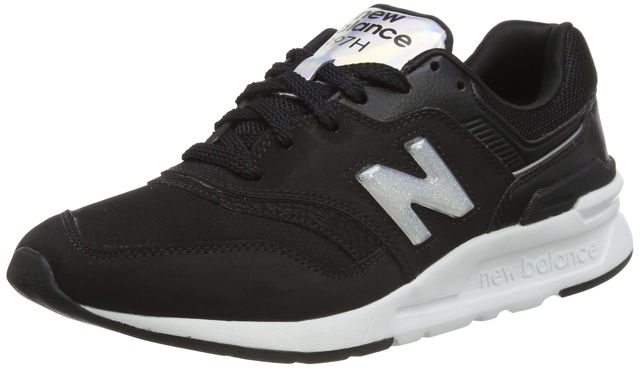 New Balance Women's Sneaker, Black, 5