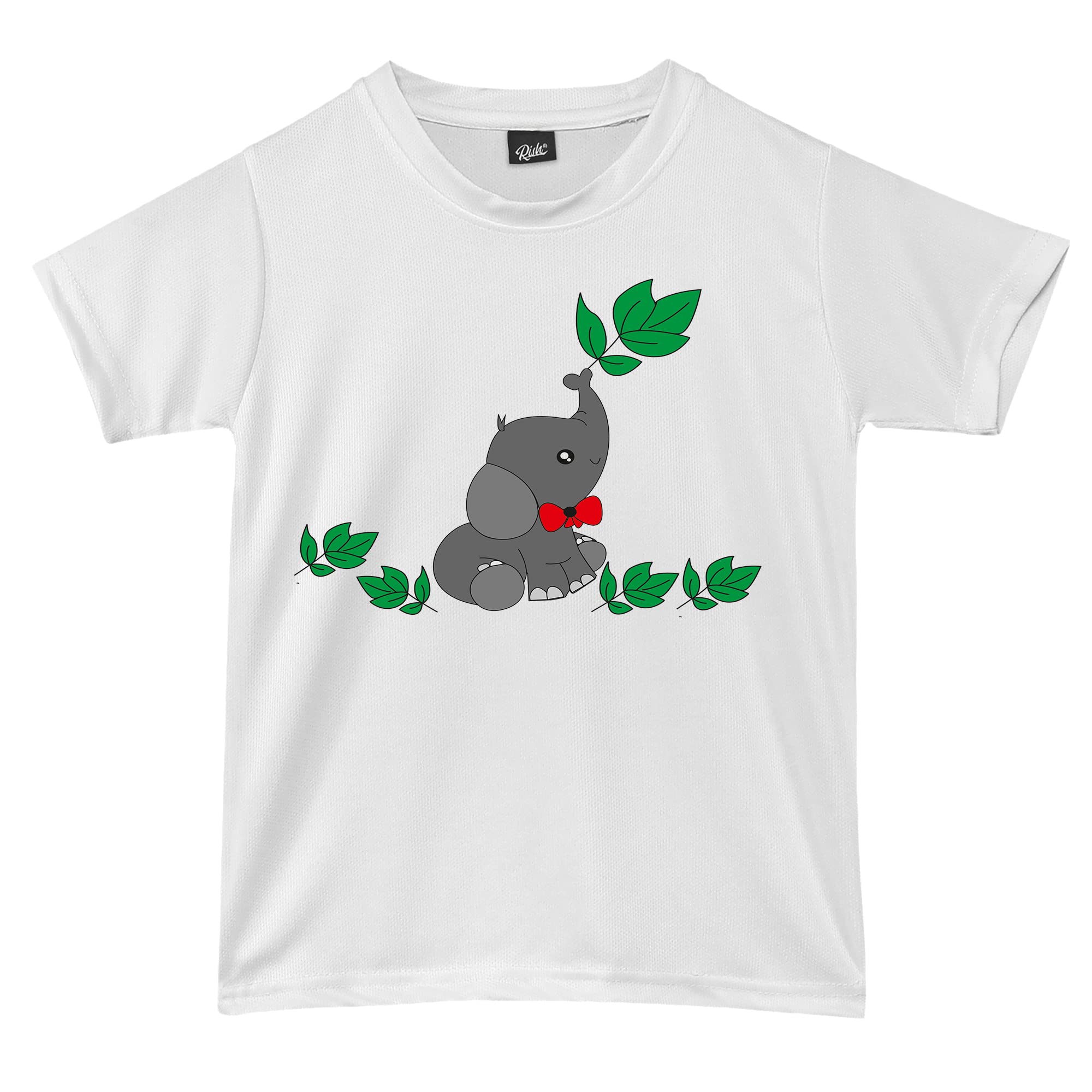 - Tshirt for Boys and Kids | Super Soft Quick Dry Fit Fabric Elephant Printed Casuals