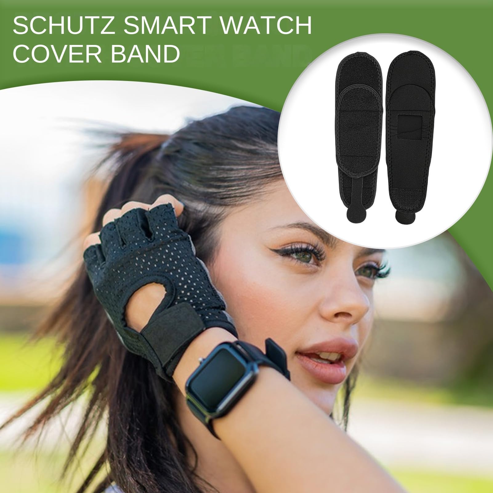 Schutzband Für Smartwatch - Uhrenarmband Schutz | Schweißabweisend Wetterfest Mit Integrierter Polsterstruktur Für Jugendliche Damen Lauffitness Hoher Intensität
