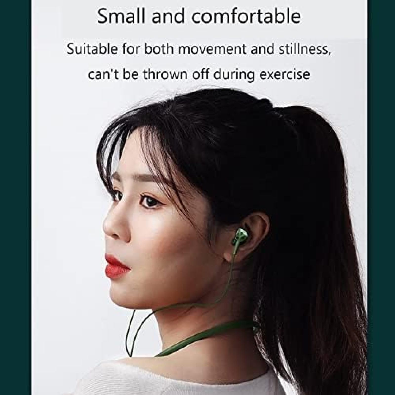 Słuchawki Bluetooth 5.0, Wodoodporne Bezprzewodowe Słuchawki Douszne Z Pałąkiem Na Szyję, 16 Godzin Odtwarzania, Mikrofon Z Redukcją Szumów, Magnetyczne Słuchawki Douszne Sportowe Słuchawki Douszn