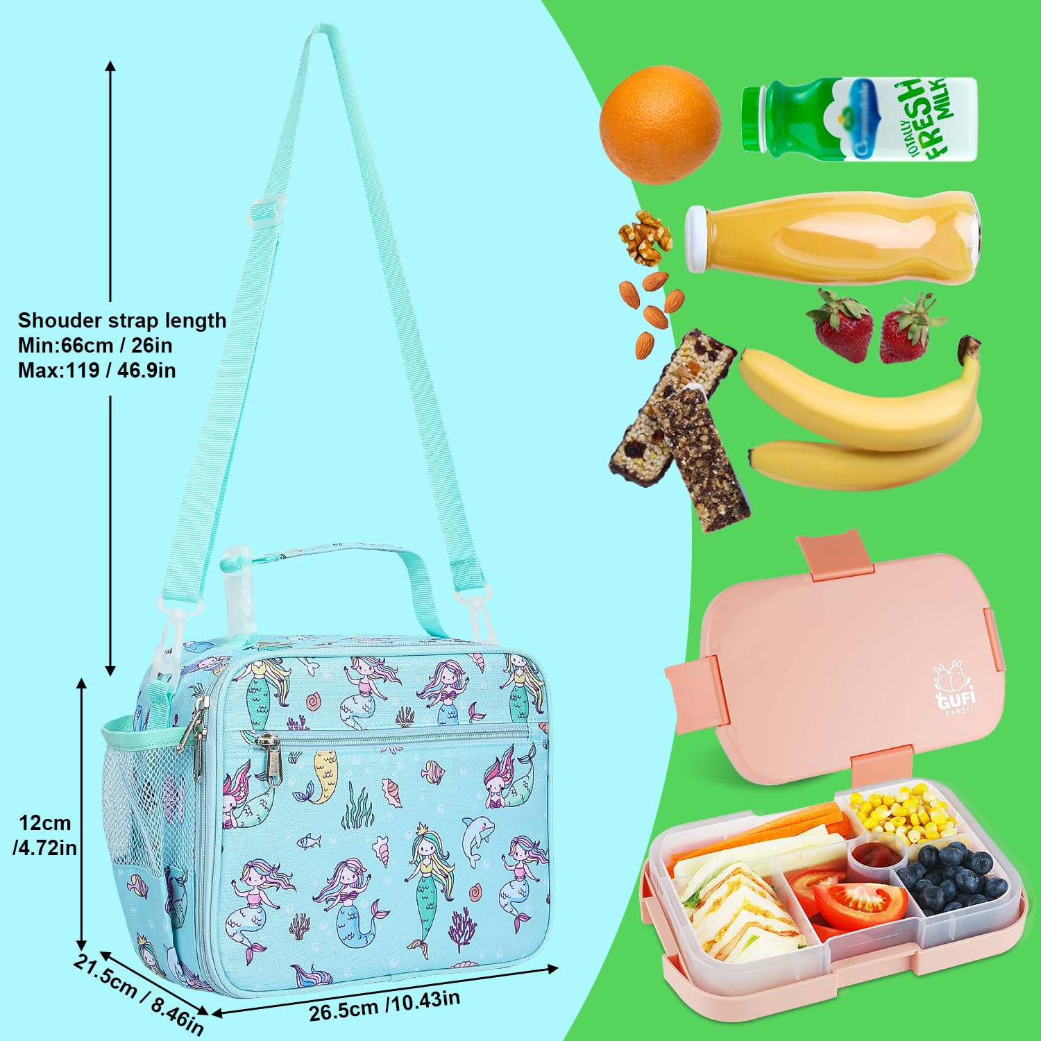 hombrima Insulated Lunch Box Bag - Image 2