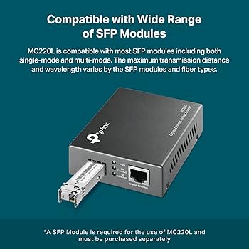 TP-Link 光回線 メディアコンバーター シングルモード/10km マルチモード/550M SFP スロット MiniGBIC 5年保証 MC220L Amazon | TP-Link 光回線 メディアコンバーター シングルモード