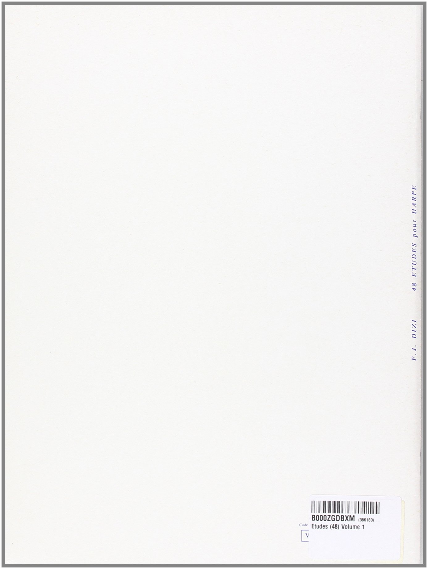 Etudes Vol.1 48 Studies for Harf