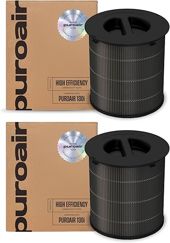 PuroAir Filtro de repuesto 130i  Filtra hasta el 99.9% de humo, polen, polvo y contaminantes domésticos comunes  Reemplazo del filtro de aire para