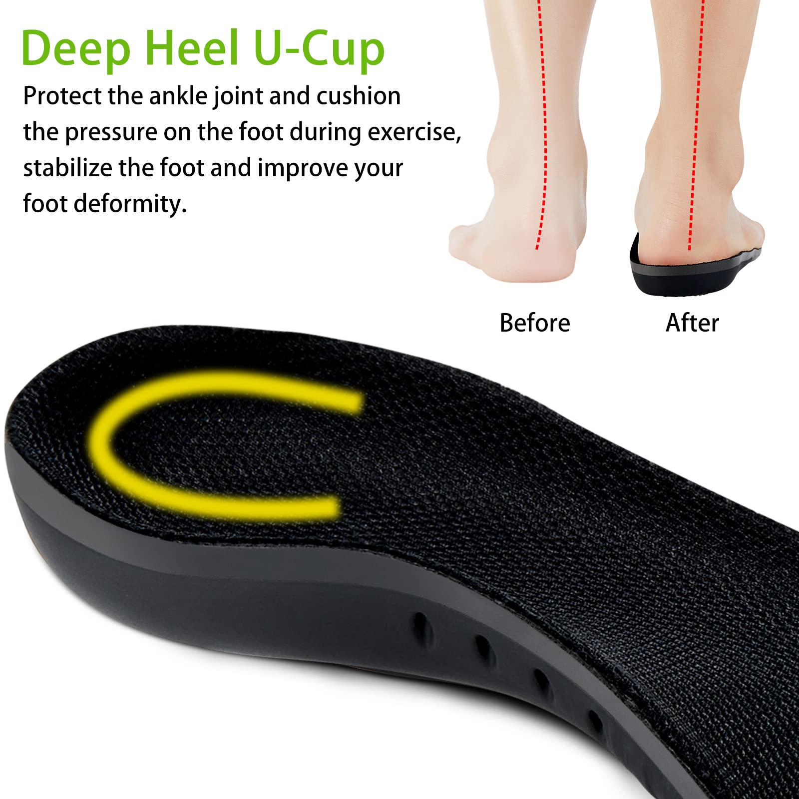 Shoe Insoles S(Men 7-8.5/Women 8-9.5)