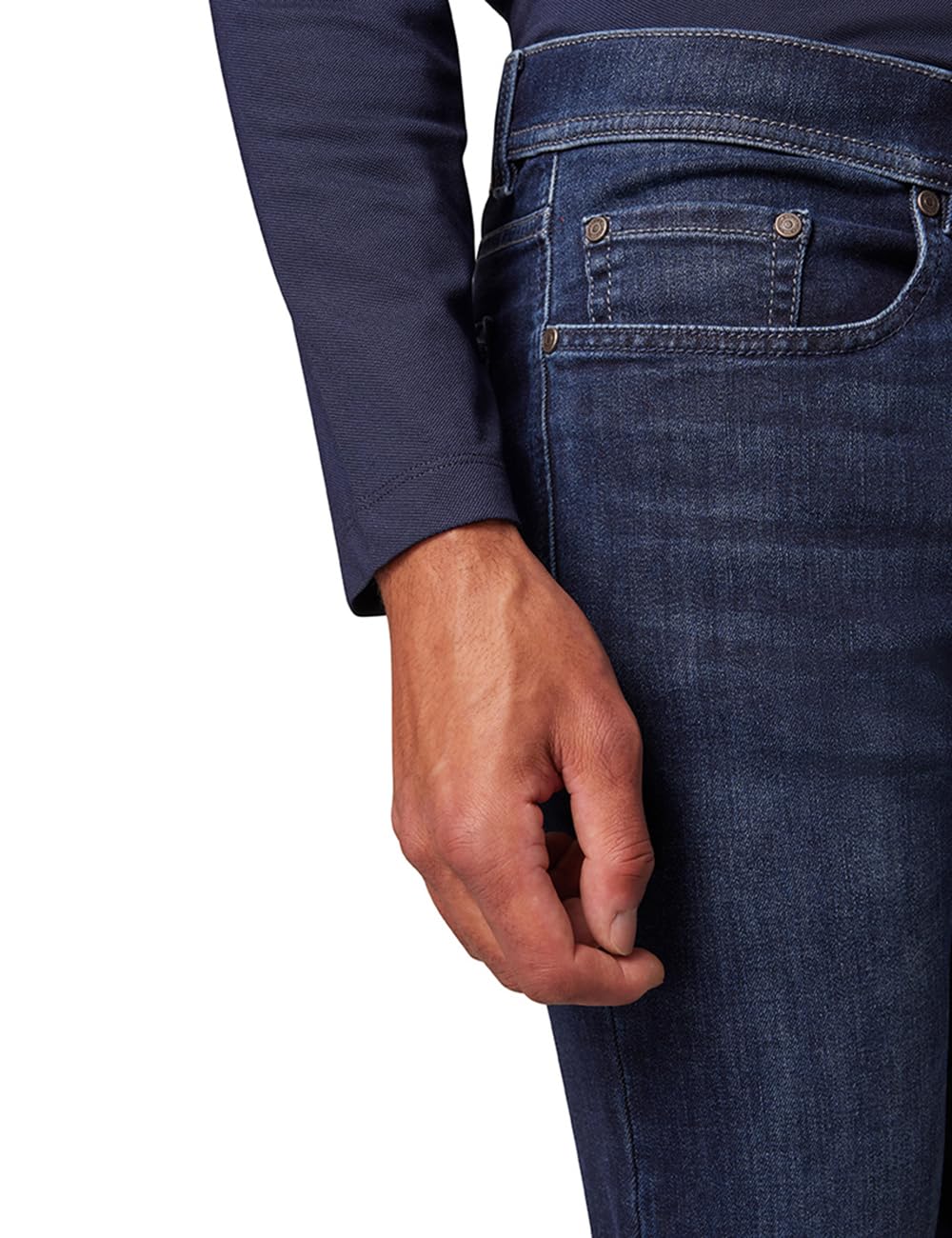 Pierre Cardin Herren Jeans Lyon Tapered | Männer Hose | Tapered Fit | Dark Blue Fashion Vintage Washed