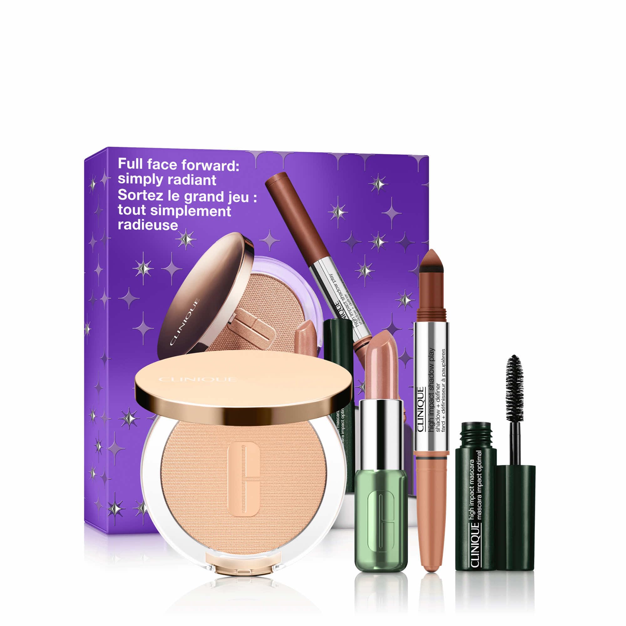 Clinique Gift Set Full Face Forward: Simply Radiant Makeup Set