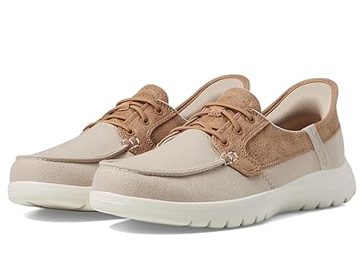 SKECHERS Performance On-The-Go Flex Palmilla Hands Free Slip-Ins (Taupe) Women