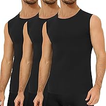 Falechay 3er Pack Unterhemd Herren 100% Gekämmte Baumwolle Tank Top Herren Ärmelloses Unterhemden
