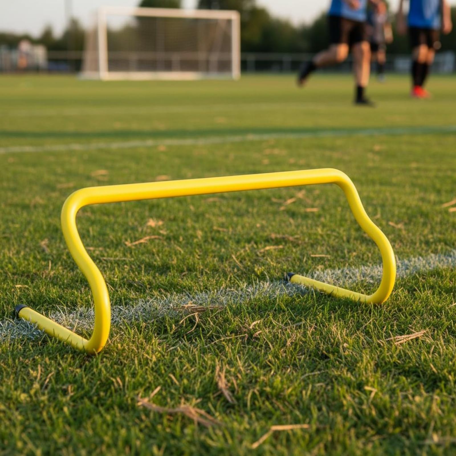 Qianly Valla Deportiva Entrenamiento Desmontable Plástico PP Grueso Obstáculo de Destreza Ajustable Resistente Valla Deportiva Entrenamiento para Atletismo