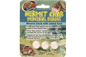 Zoo Med Hermit Crab Mineral Blocks: Essential Minerals for Healthy Hermit Crabs