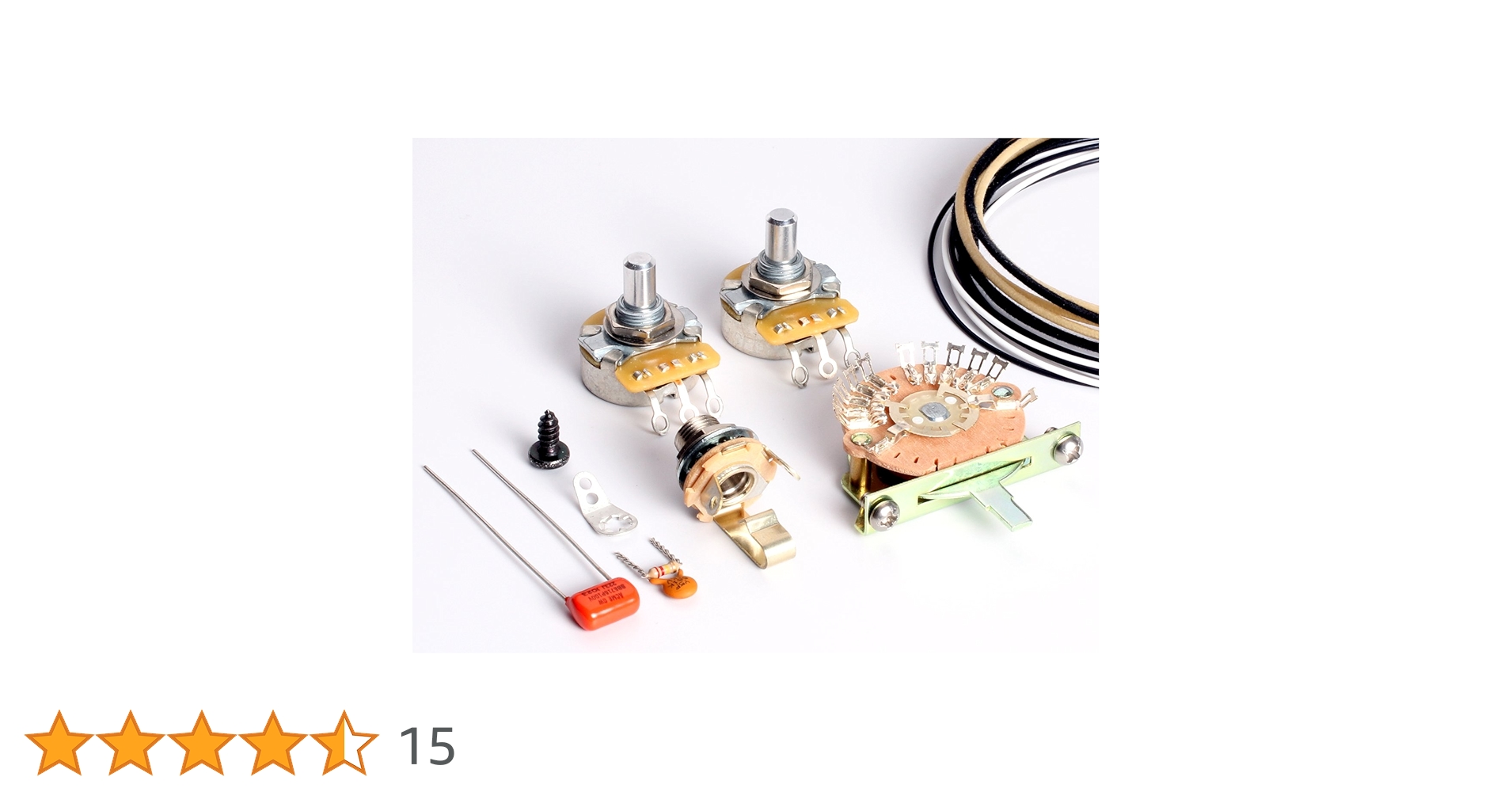 自作コンポーネント　テレキャスター Amazon | ToneShaper ギター配線キット Fender テレキャスター用