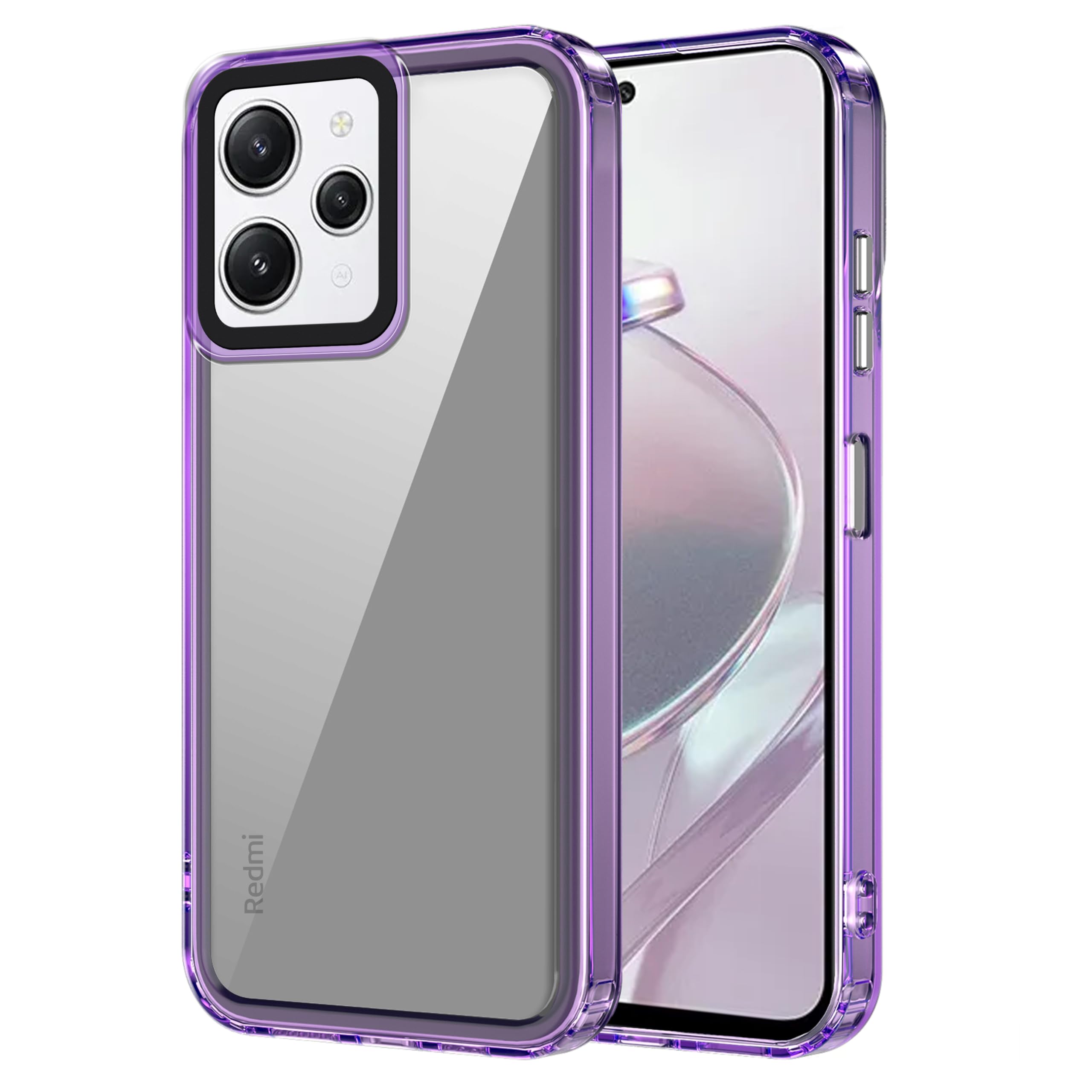 Zapcase Back Case Cover for Mi Redmi 12 4G | Compatible for Mi Redmi 12 4G Back Case Cover | Case Cover with Camera Protection | (TPU + PC | Translucent Purple) (B0CSPJ9CR6) Amazon Price History, Amazon Price Tracker
