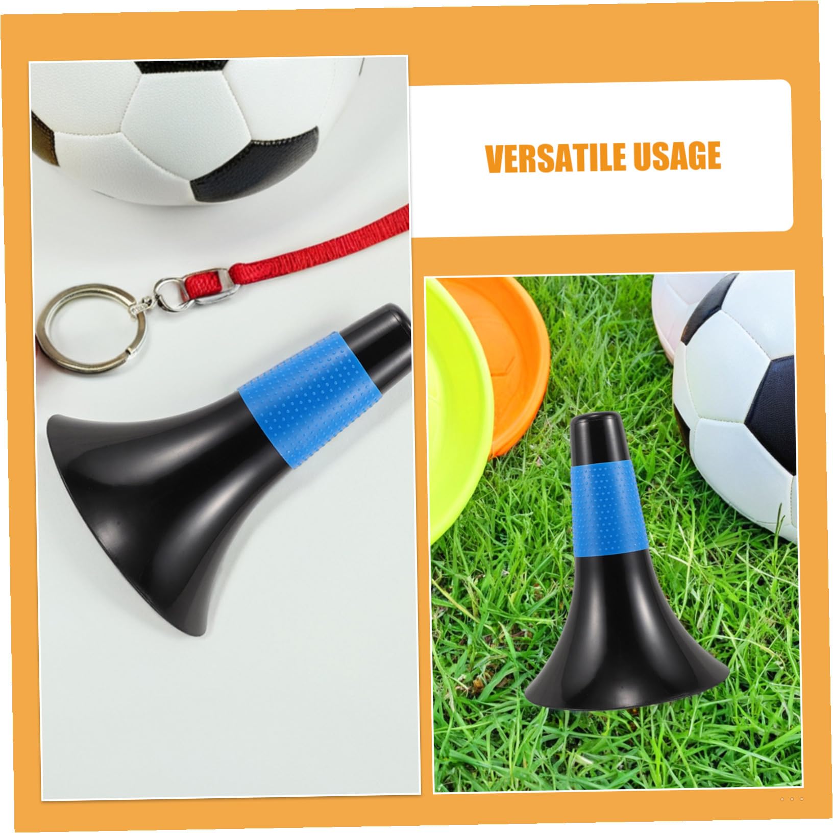 Mipcase 5pezzi Coni per Allenamento Sportivo per Calcio e Agilità visibilità Migliorata Resistenza all Uso Frequente e Facile Impilamento Secchio per Marcatori
