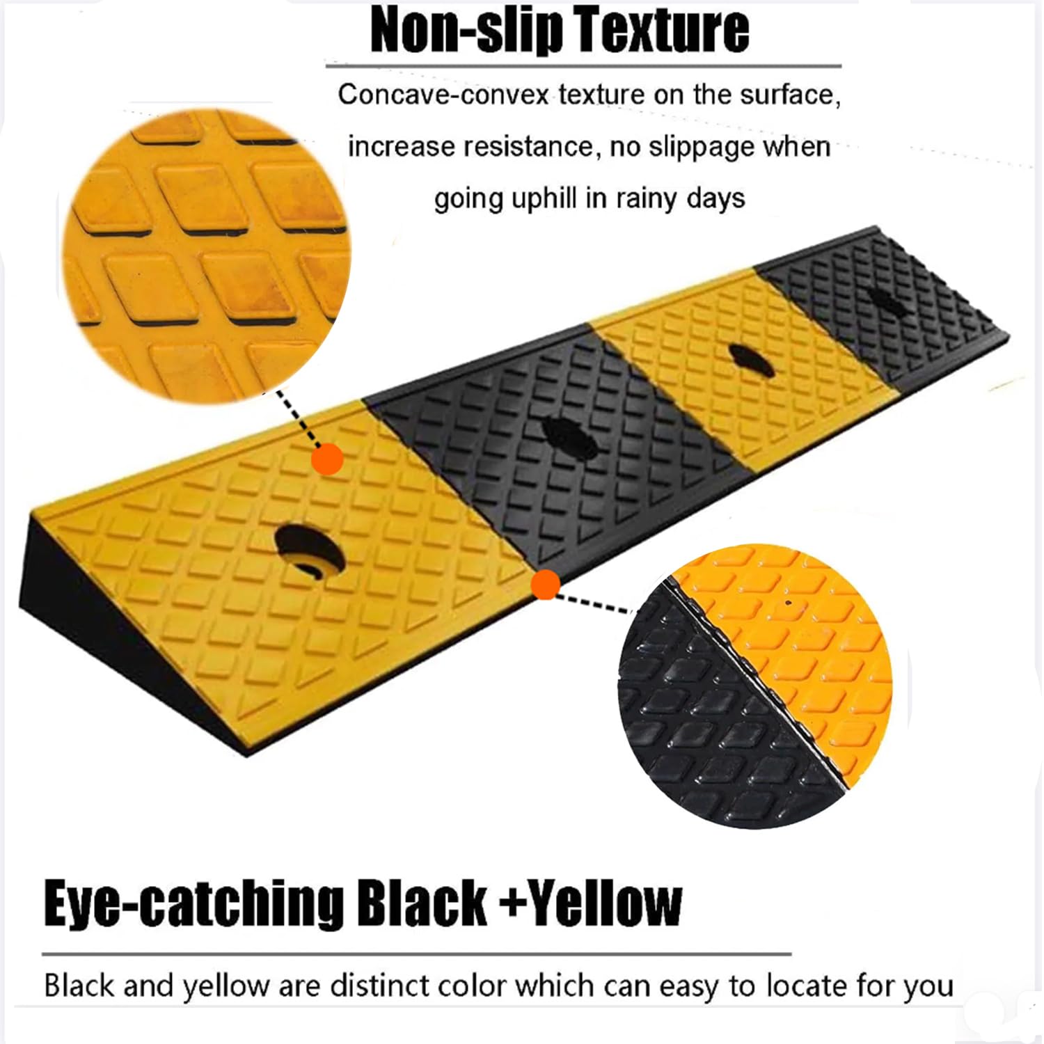 Heavy Duty Rubber Curb Ramp - 10 Ton Capacity -5