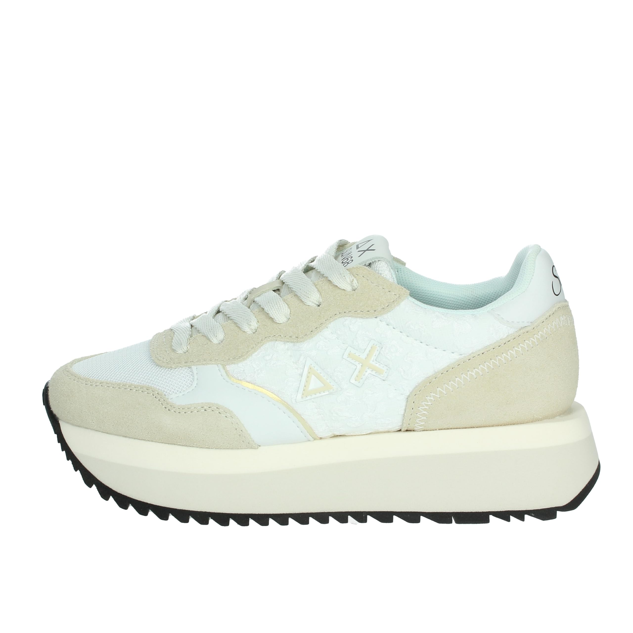 SUN68 Z35209 Big Ally Flower Women's Sneakers White, White