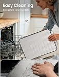 Titanium Cutting Board, Non-Toxic Food Grade Cutting Board for Kitchen, Dual Side-Metal and Plastic Chopping Board, Diamond-Cut Scratch-Resistant Finish, Large Size 16”×11”