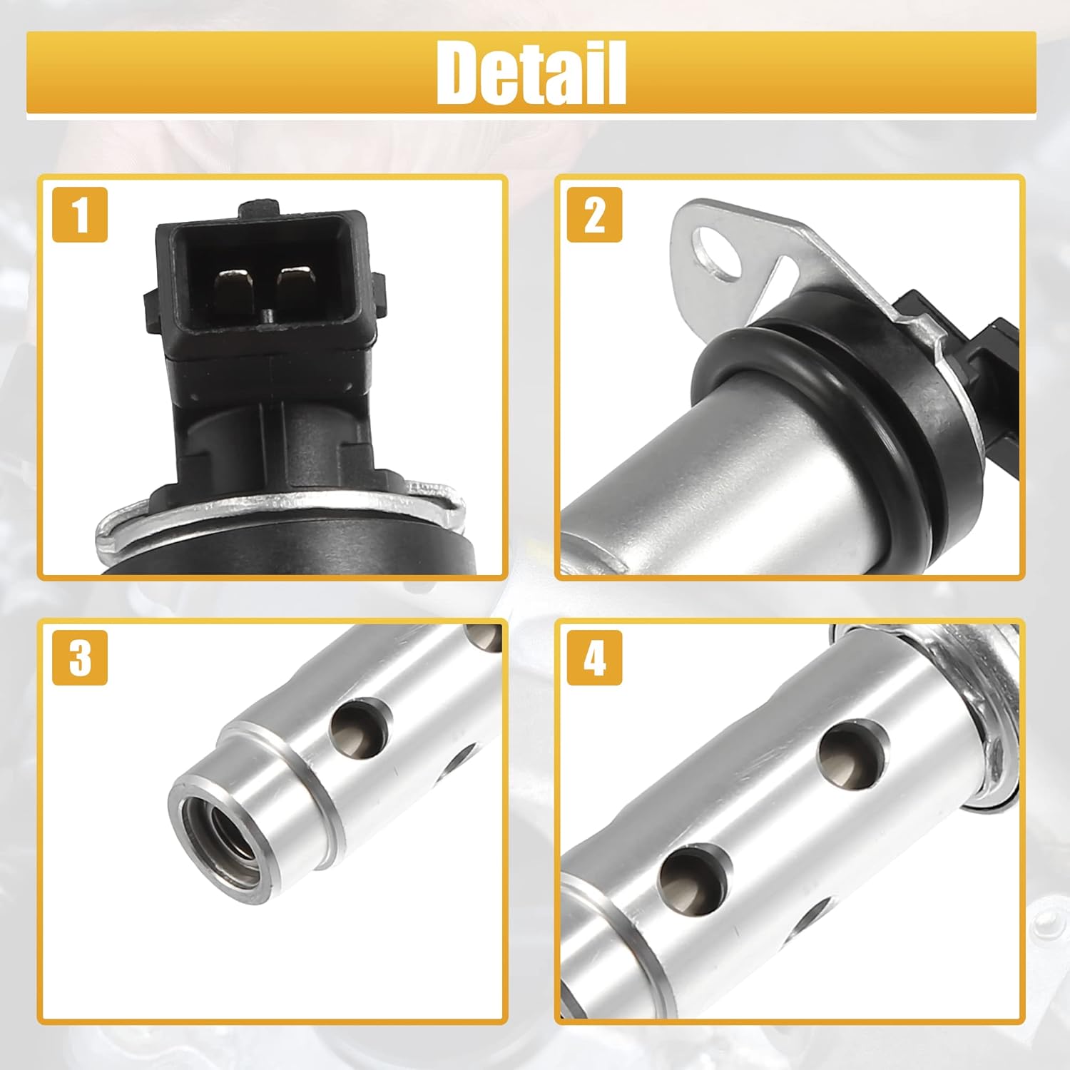 X AUTOHAUX 11367585425 Variable Valve Timing Solenoid VVT for BMW 328i 2007-2013 E90 Engine Camshaft Oil Control Valve