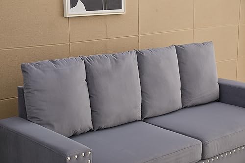 Miniatura 10 de Kingway Sofás, 3 asientos, gris