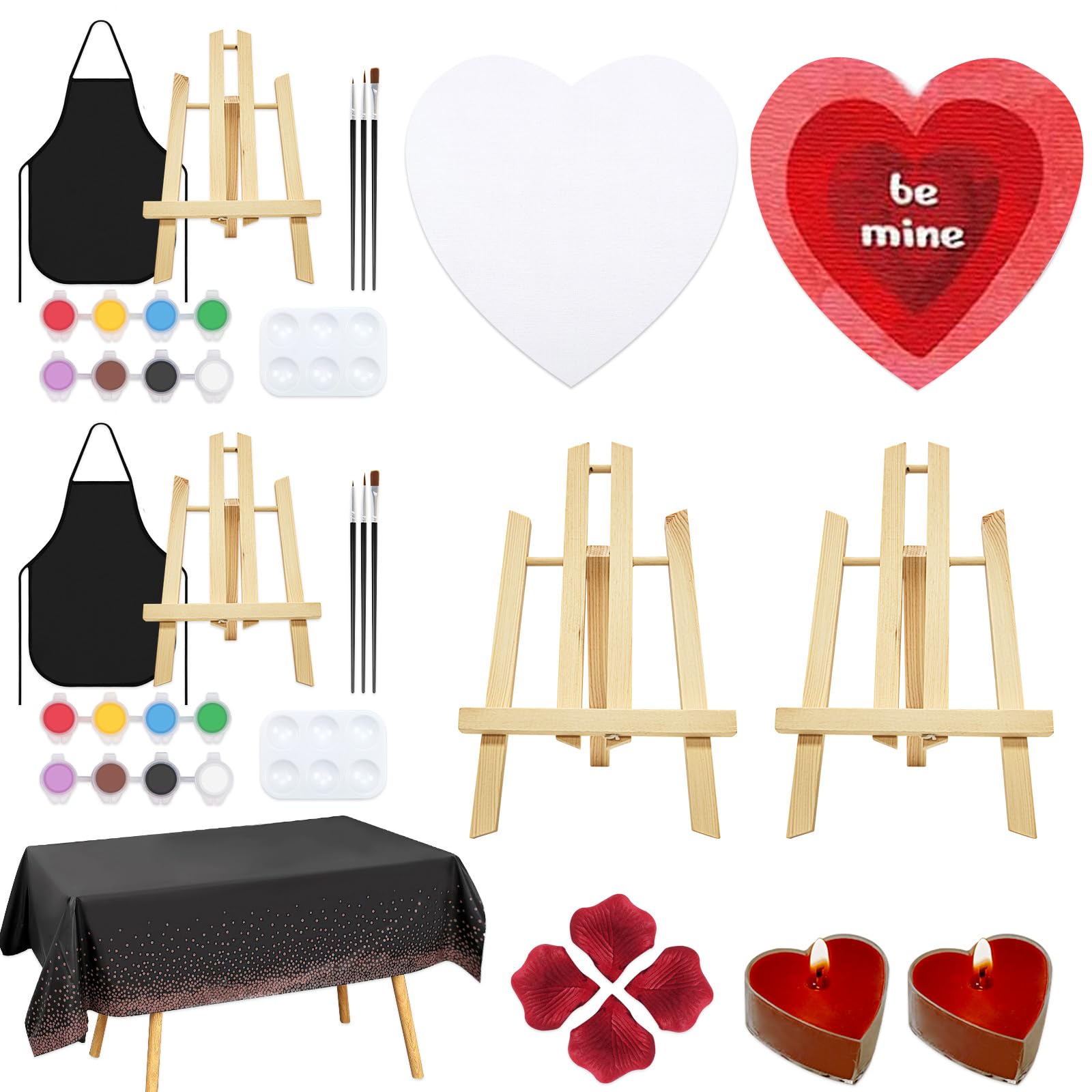 Amazon.com: Nuberlic Galentines Paint and Sip Kit for Adults Date