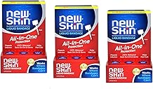 New-Skin Liquid Bandage, Waterproof for Scrapes and Minor Cuts, 1 Fl Oz Pack of 3