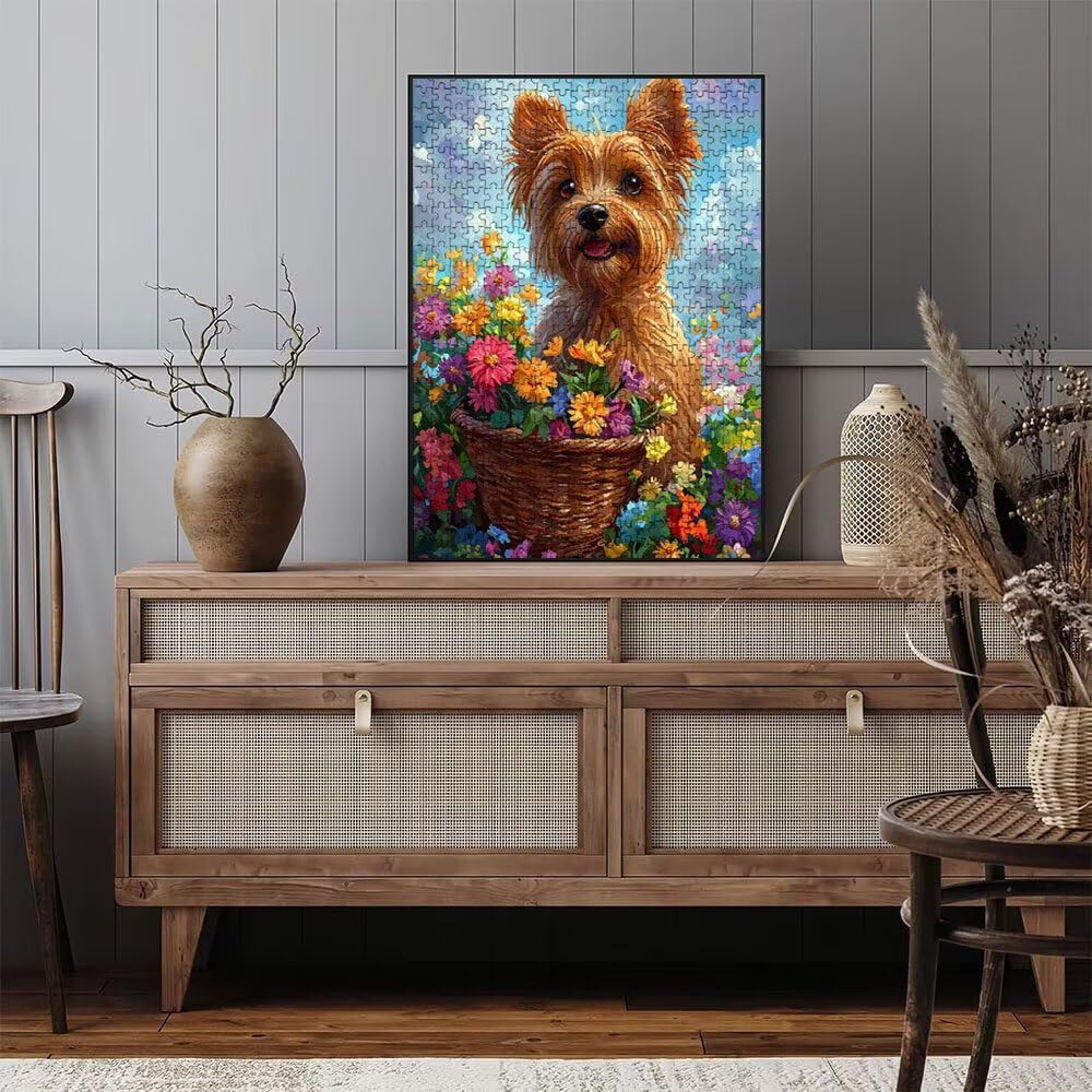 Puzzle 2000 sztuk, urocze puzzle dla psów dla dorosłych 2000, drewniane puzzle, klasyczne gry edukacyjne, niemożliwe wyzwanie, gry i zajęcia rodzinne, prezent kreatywny DX0YL1-278