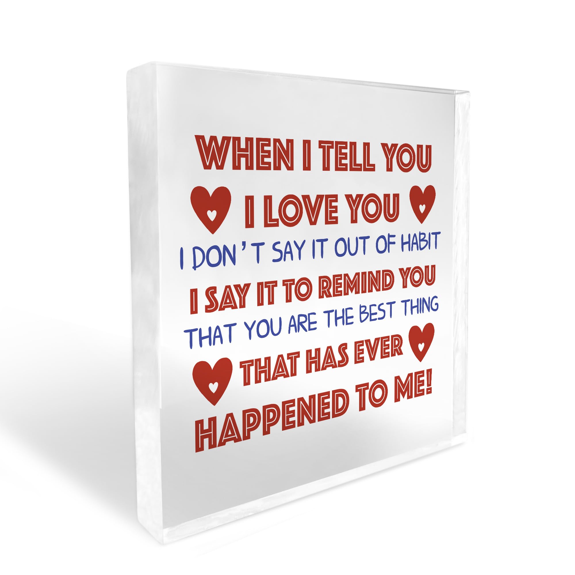 Red Ocean Keepsake Gifts For Boyfriend Girlfriend Anniversary Husband Wife, Birthday Gifts For Boyfriend, Novelty Gifts For Him Her