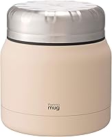 Vista 1 de Thermo Mug TNK1830A - Tarro térmico para almuerzo, mini tanque, 10.1 fl oz (10.1 fl oz), marfil, construcción de doble pared al vacío