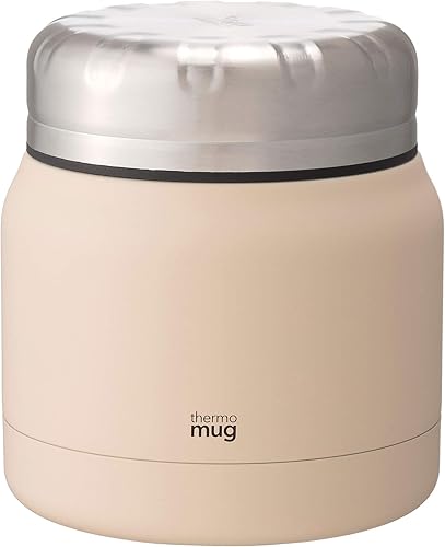 Thermo Mug TNK1830A Thermal Lunch Jar, Mini Tank, 10.1 fl oz (300 ml), Ivory, Vacuum Double Wall Construction