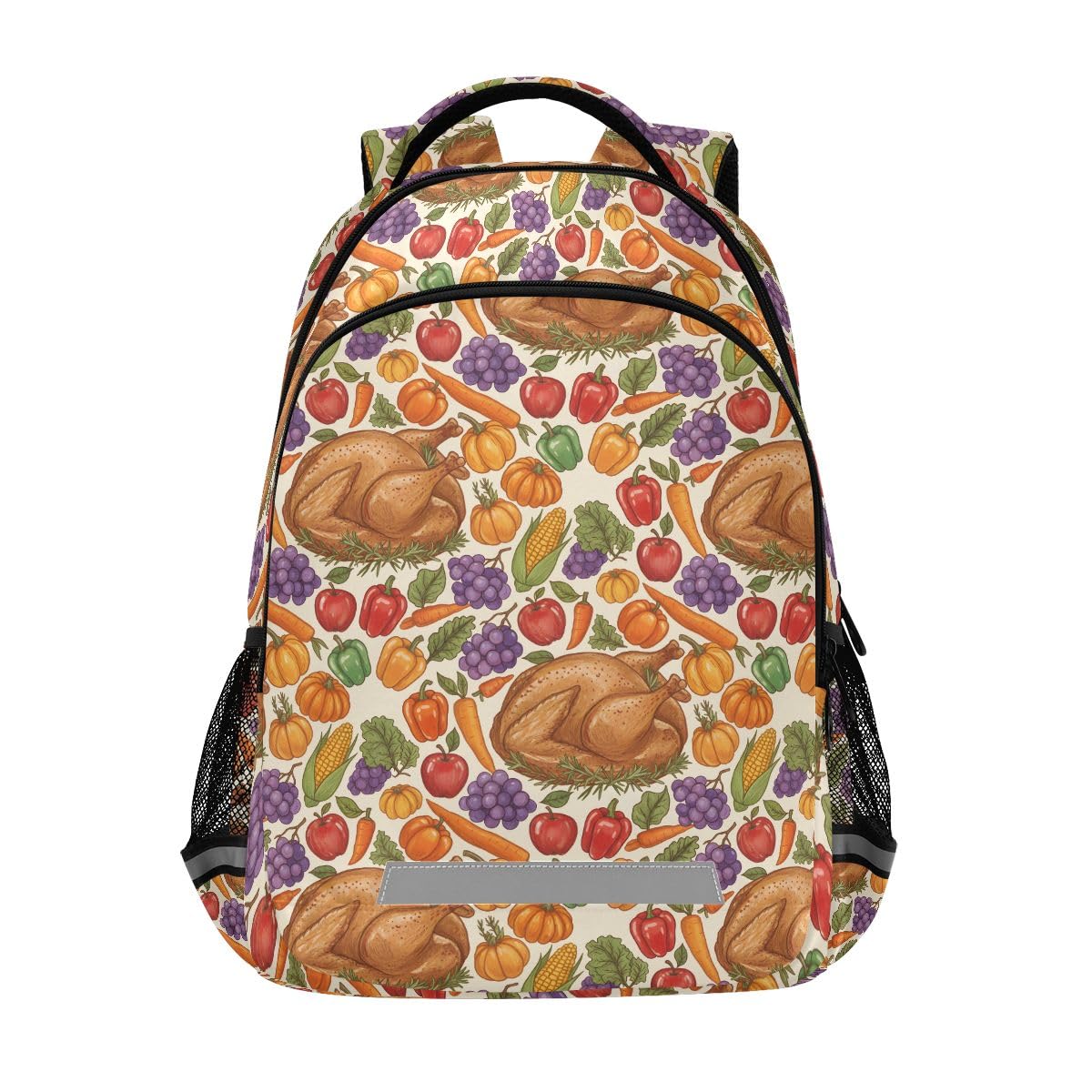 Rucksack mit Brathähnchen-Motiv, für Kinder, Schultasche, Studenten-Rucksack, Büchertasche für Jungen und Mädchen, lässige Tasche