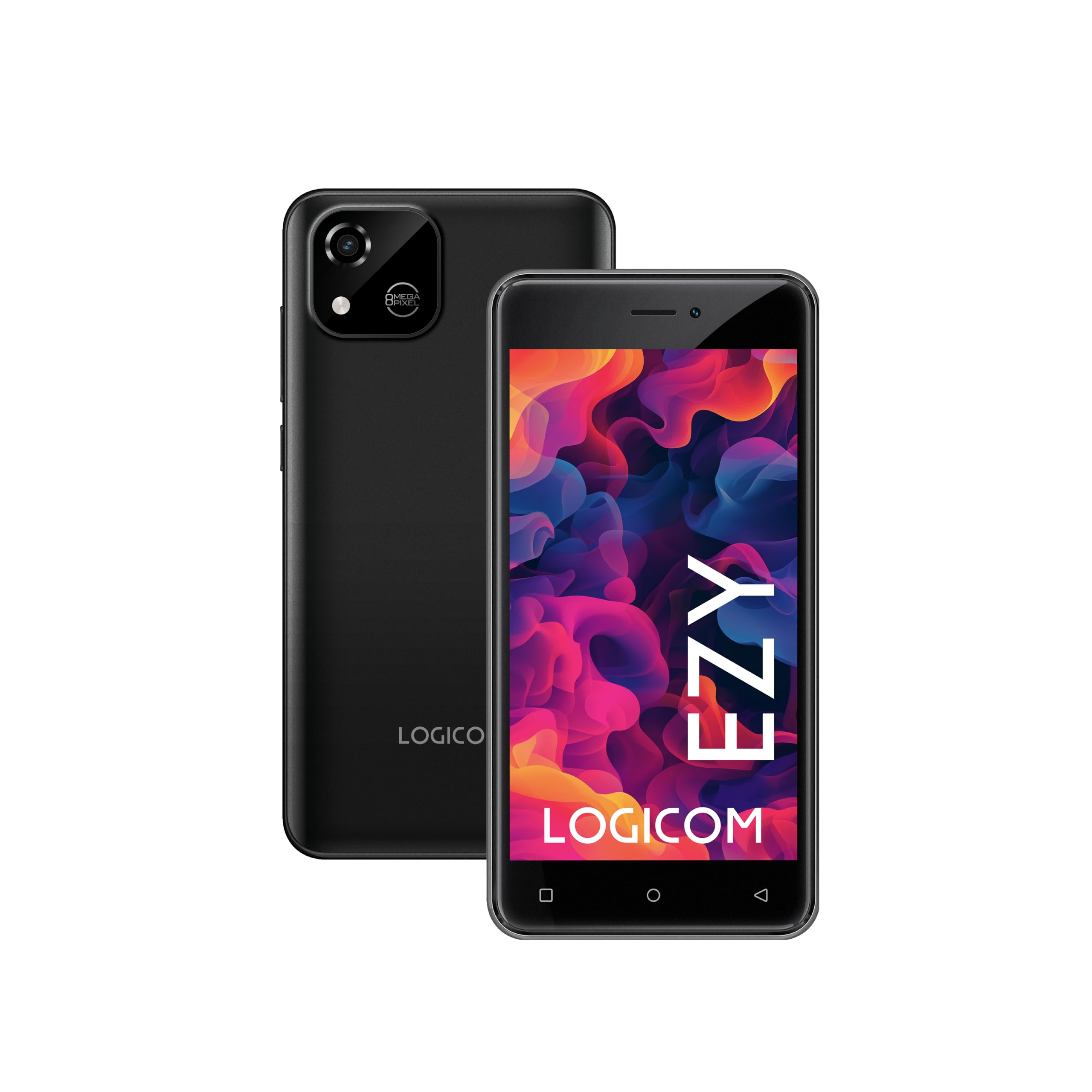 Smartphone Logicom EZY 2 - Android 14 Go, écran 5", Double SIM 4G, 16 Go, Batterie 2000 MAh