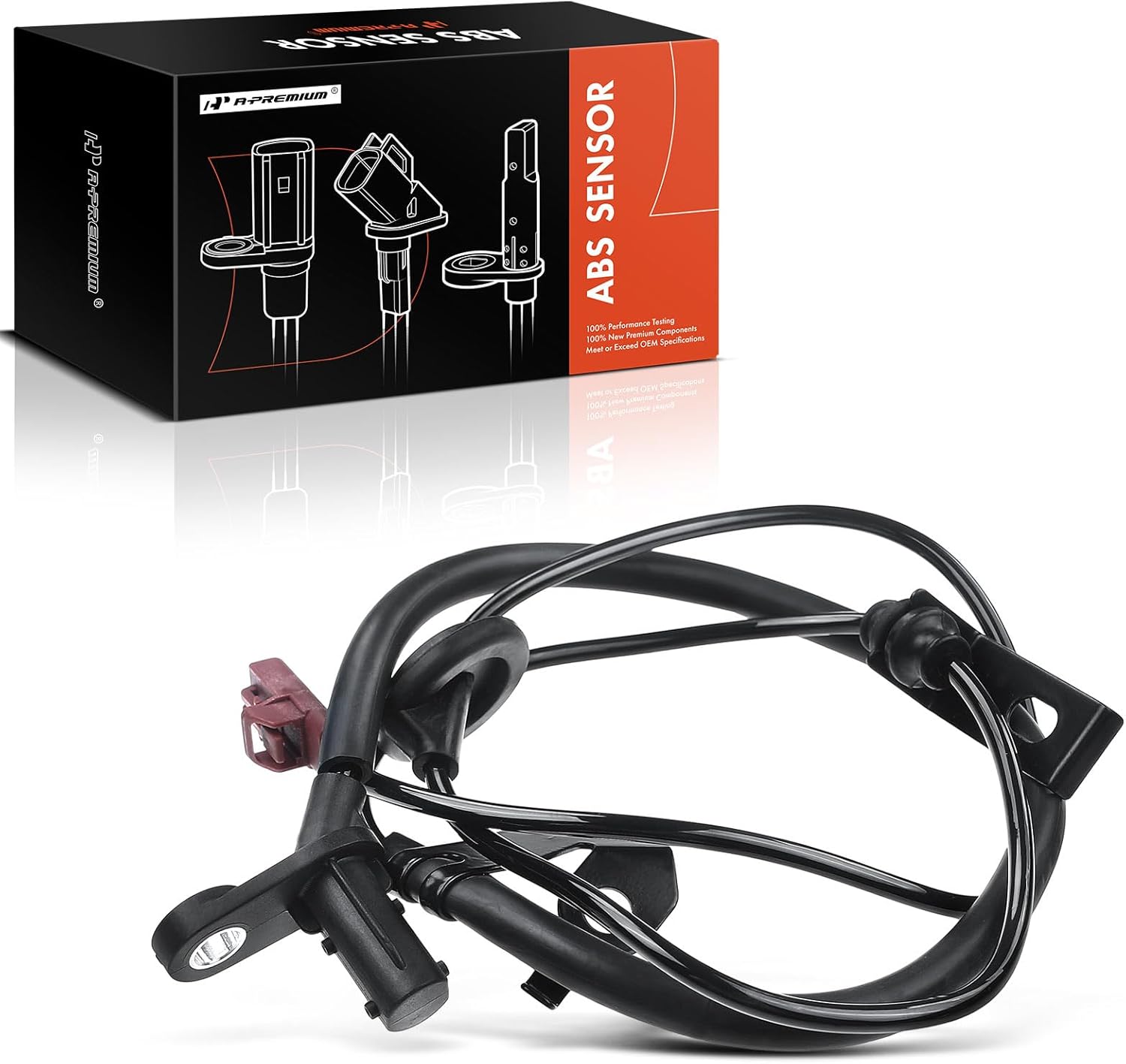 A-Premium ABS Wheel Speed Sensor — Rear Right (Passenger) for Ford Fusion/MKZ/Milan