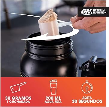 Optimum Nutrition Gold Standard 100% Whey Muscle Building and Recovery Protein Powder With Naturally Occurring Glutamine and BCAA Amino Acids, Chocolate Hazelnut Flavour, 28 Servings, 896 g