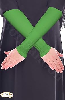 Set (12 Paar) islamische Ärmel Handschuhe Arme Stretch Bezüge Muslim Hijab Islam Armschutz Erweiterungen Bescheidener Hejab Abaya Handschuh Frauen 