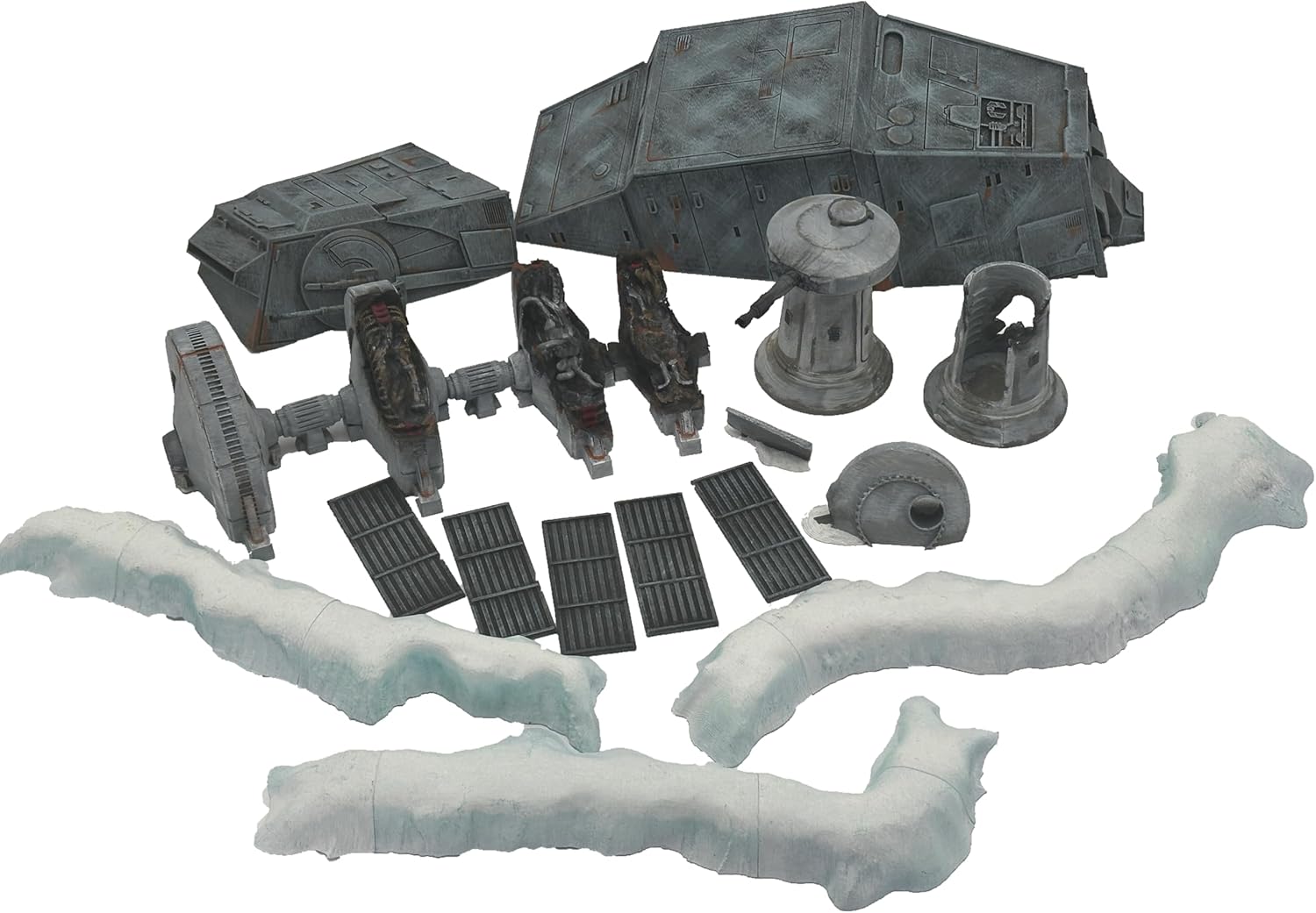 Legion Terrain - Ice Planet 3'x3' Table B - Miniature Tabletop Wargaming Terrain (Painted)