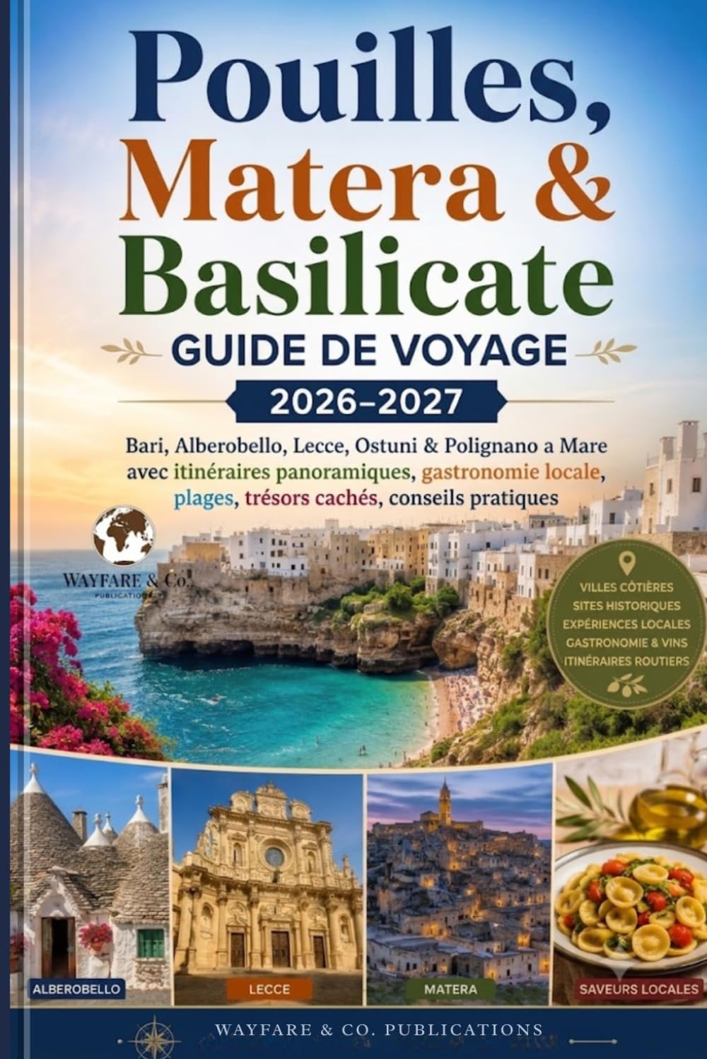 Guide de Voyage Pouilles, Matera & Basilicate 2026–2027: Bari, Alberobello, Lecce, Ostuni & Polignano a Mare avec itinéraires panoramiques, ... de Guides de Voyage Wayfare & Co.)