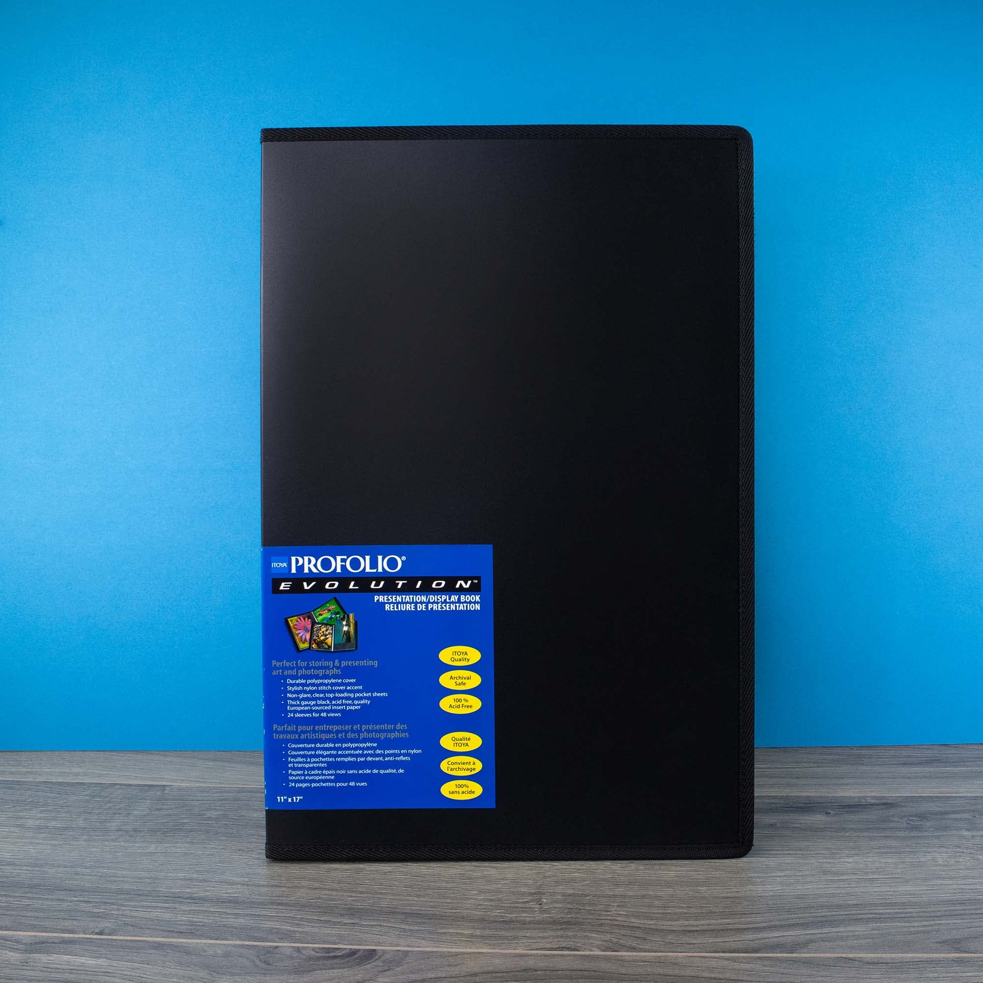 ProFolio Evolution von Itoya, Kunst Portfolio, Hochformat, 28,9 x 43,2 cm, Schwarz
