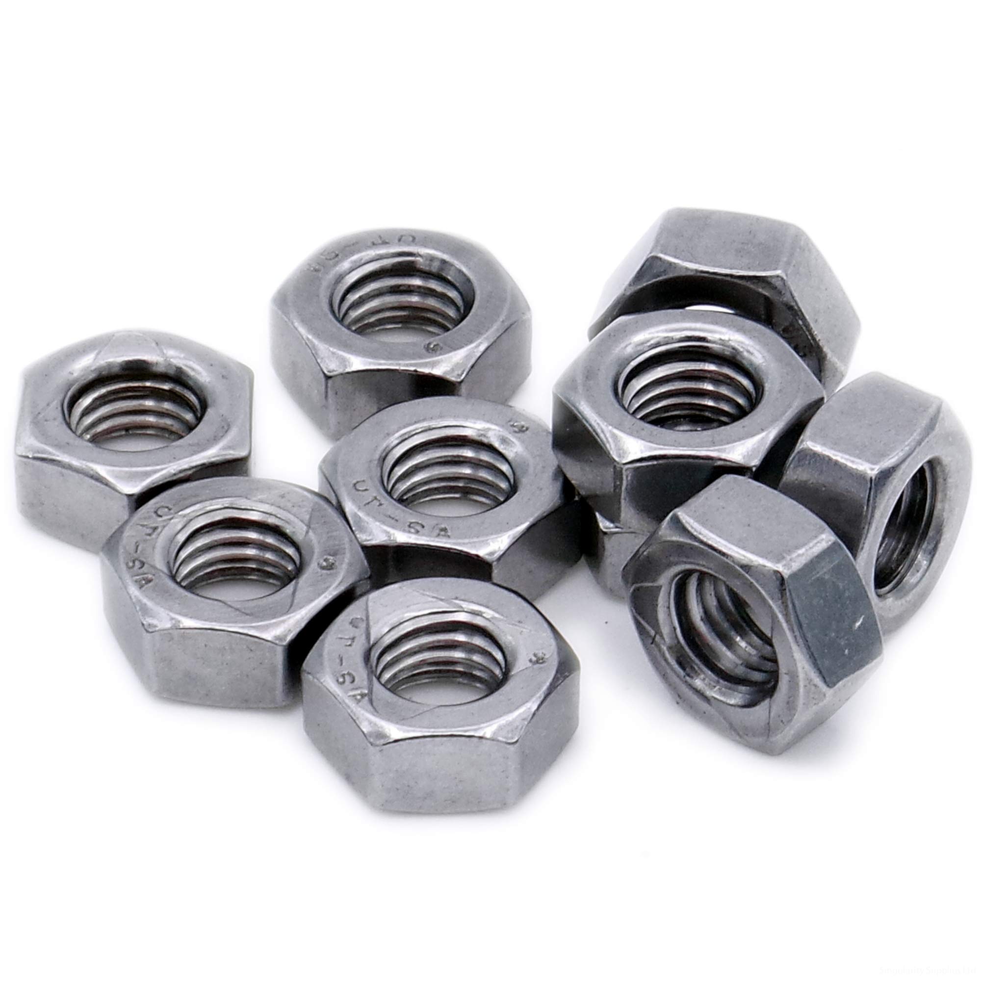 Singularity Supplies M10 (10Mm) All Metal Self Locking Nut - Stainless Steel (A2) (Pack Of 10)